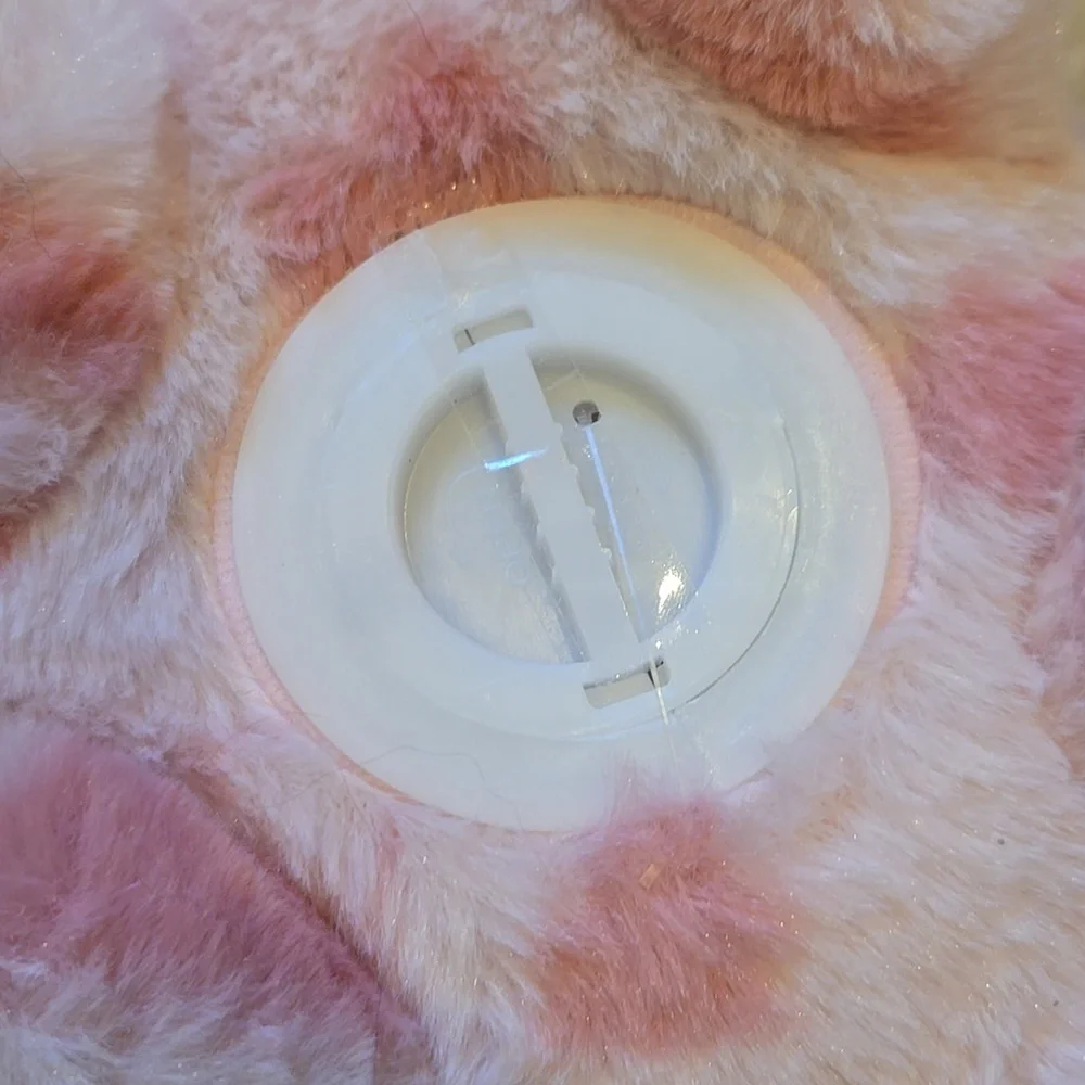 New Plush Piggy Bank with Hearts - Picture 5 of 8